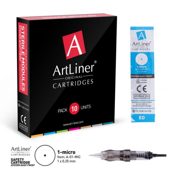 ArtLiner 1-Micro ( 0.25 mm ) Kalıcı Makyaj Cihazı İğnesi 