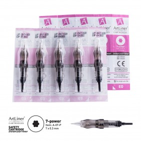 ArtLiner 7-Power (7x0.30mm) Kalıcı Makyaj Cihazı İğnesi 